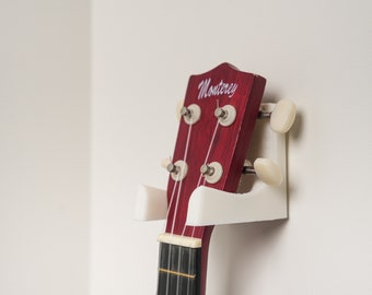 Ukulele Wall Mount | Stand | Hanger | w/ Adhesive Tape or Screws