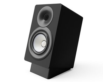 Yamaha HS5 Desktop Speaker Stands [PAIR] | Bookshelf Wedge Risers | 15 degrees incline | Home Decor & Desk Accessories