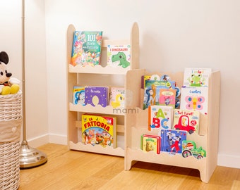 Libreria Scaffale Montessori Basso per Bambini | MAMI KIDS