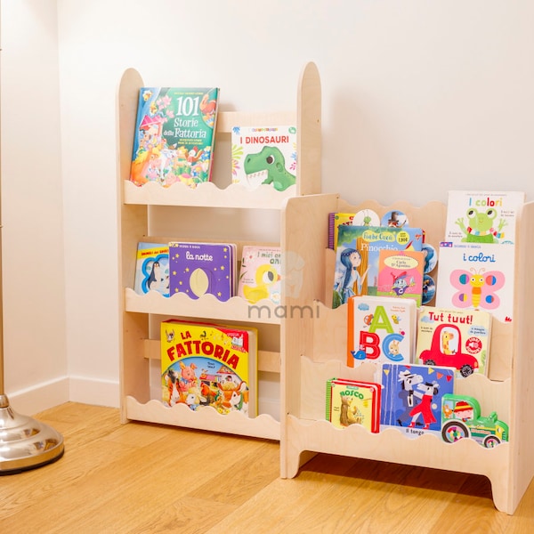 Libreria Scaffale Montessori Basso per Bambini | MAMI KIDS