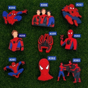 Spider-Man clog shoe charms