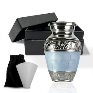 Handcrafted 3-Inch Tall Keepsake Urns for Human Ashes, Single Mini Urn ·Small & Symbolic for Loved Ones·
