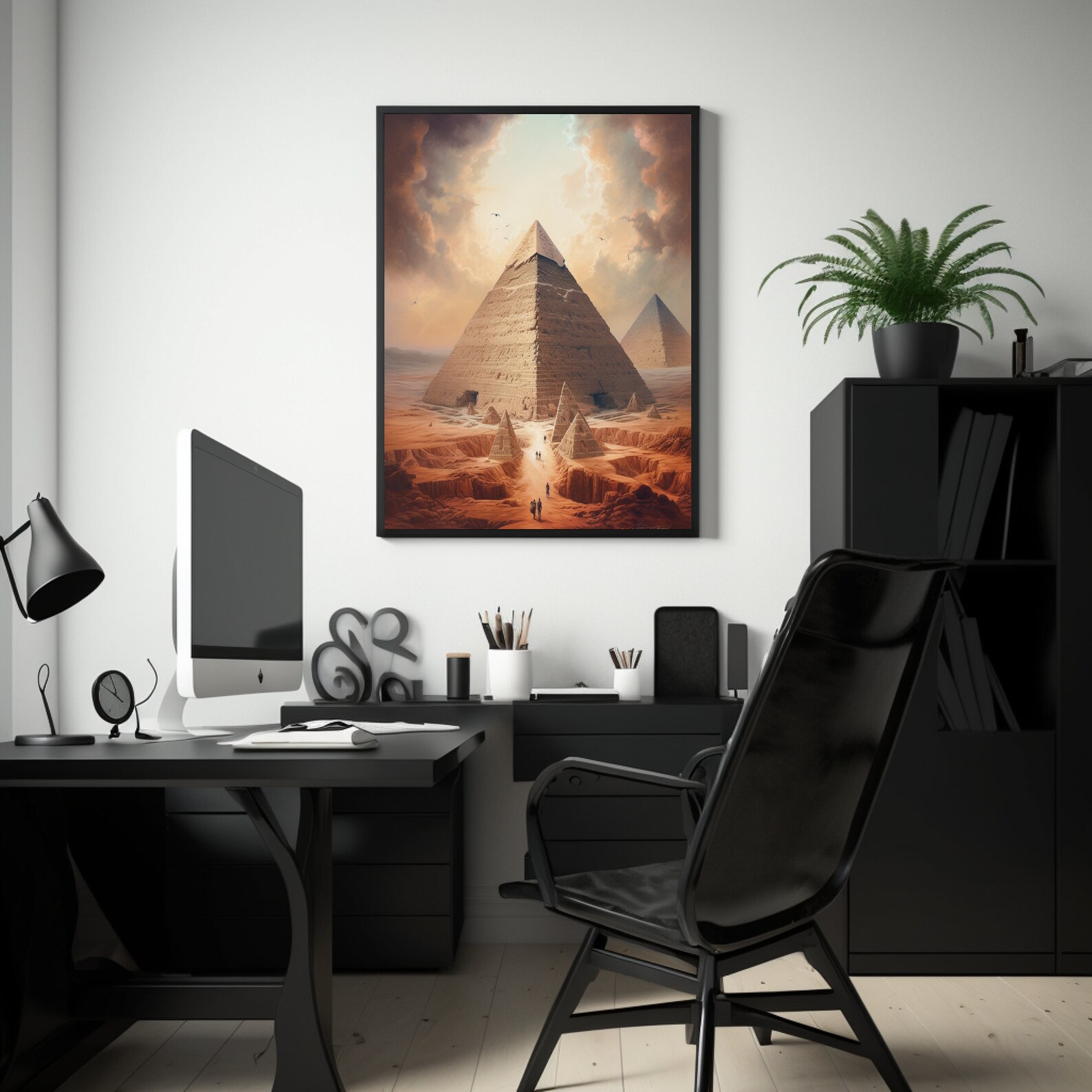 Pyramids of Giza Derek Riggs AI Digital Download Digital Art Digital ...