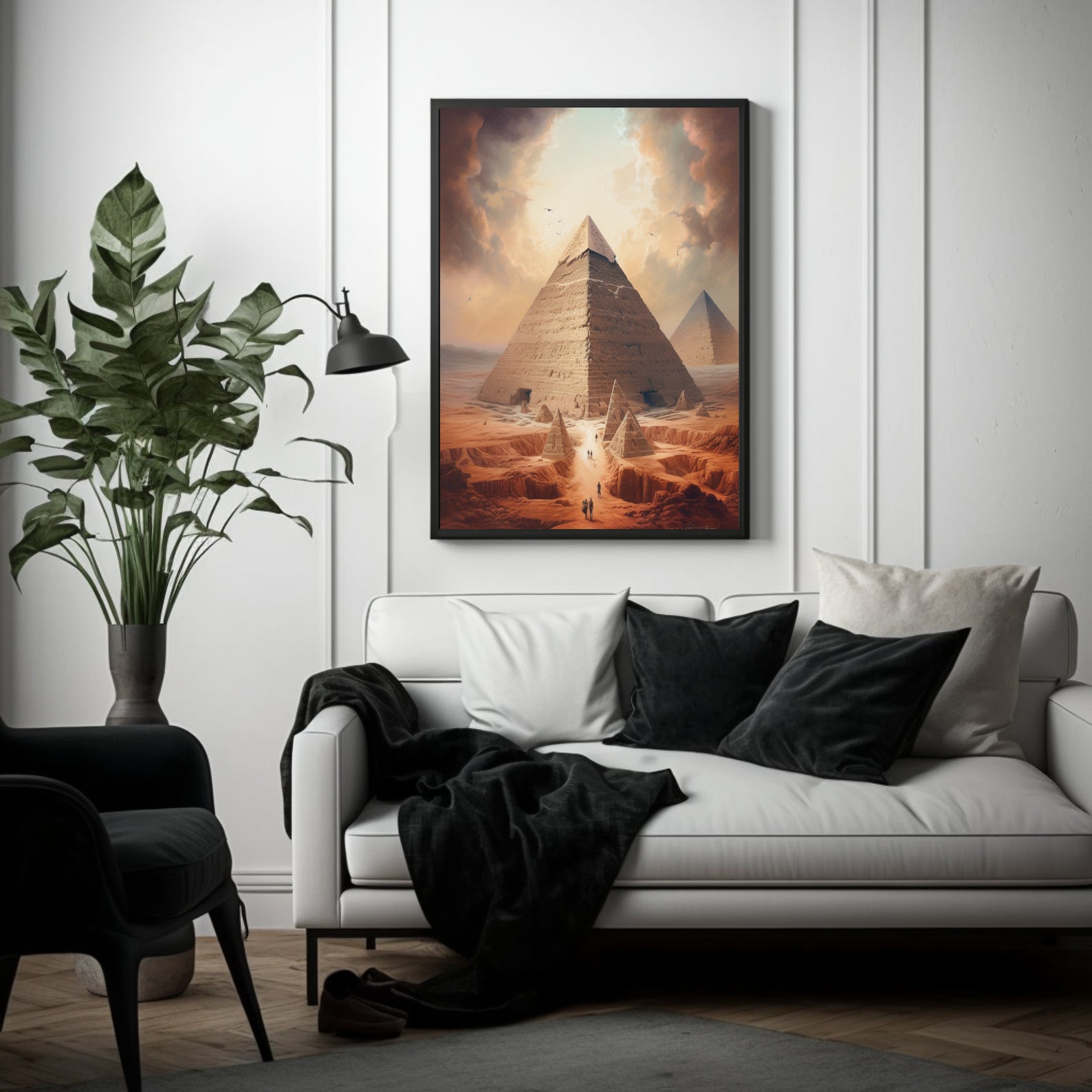Pyramids of Giza Derek Riggs AI Digital Download Digital Art Digital ...