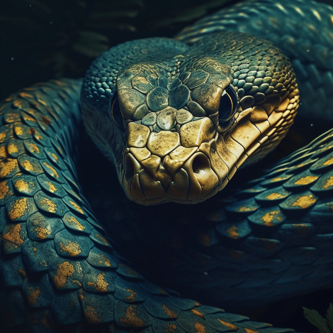 Python Color and Watercolor 2 Pack AI Digital Download Digital Art ...