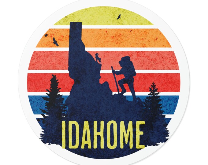 Idahome Sticker | Idaho Mountain Decal | Idaho Stickers | Idaho Vinyl ...