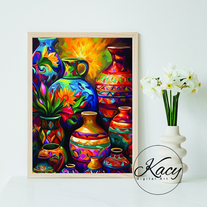 Mexican Pottery Art Pottery Wall Art Wall Art Deco Wall Etsy