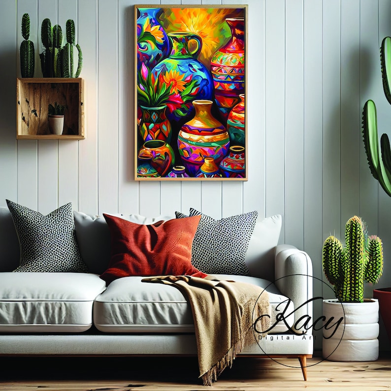 Mexican Pottery Art Pottery Wall Art Wall Art Deco Wall Etsy