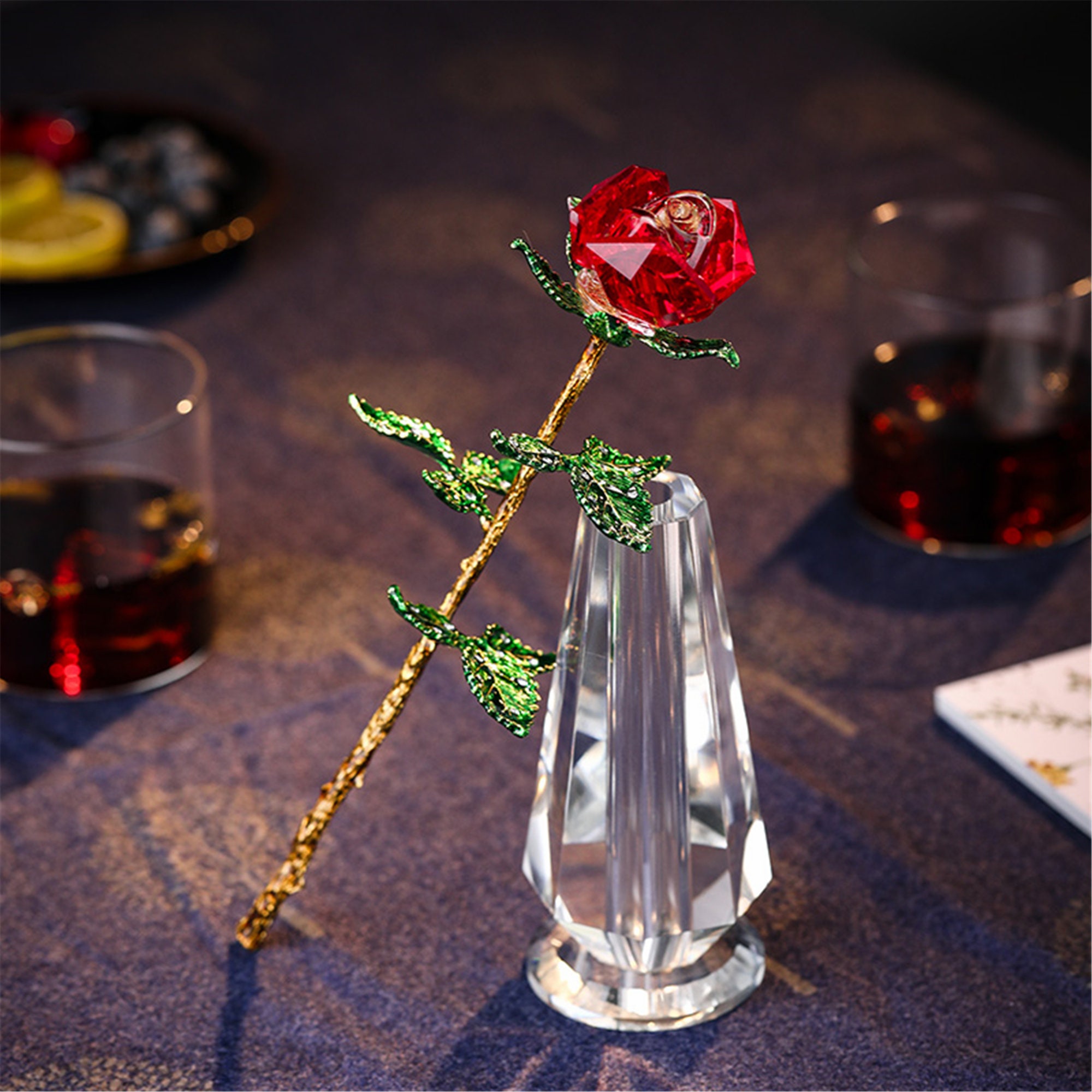 Crystal rose on sale