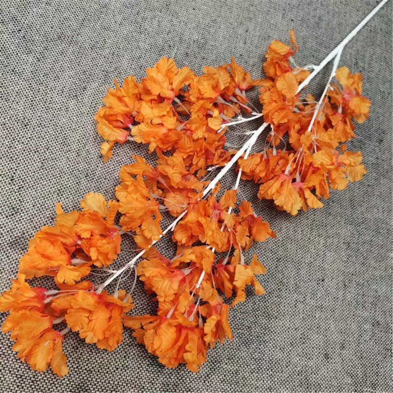 35'' Artificial Cherry Blossom in 7 Colors Faux Etsy