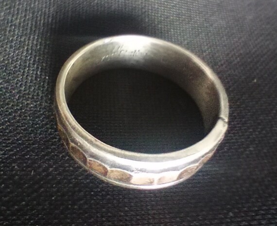 Vintage Native American Apache Ring Sterling Silv… - image 2