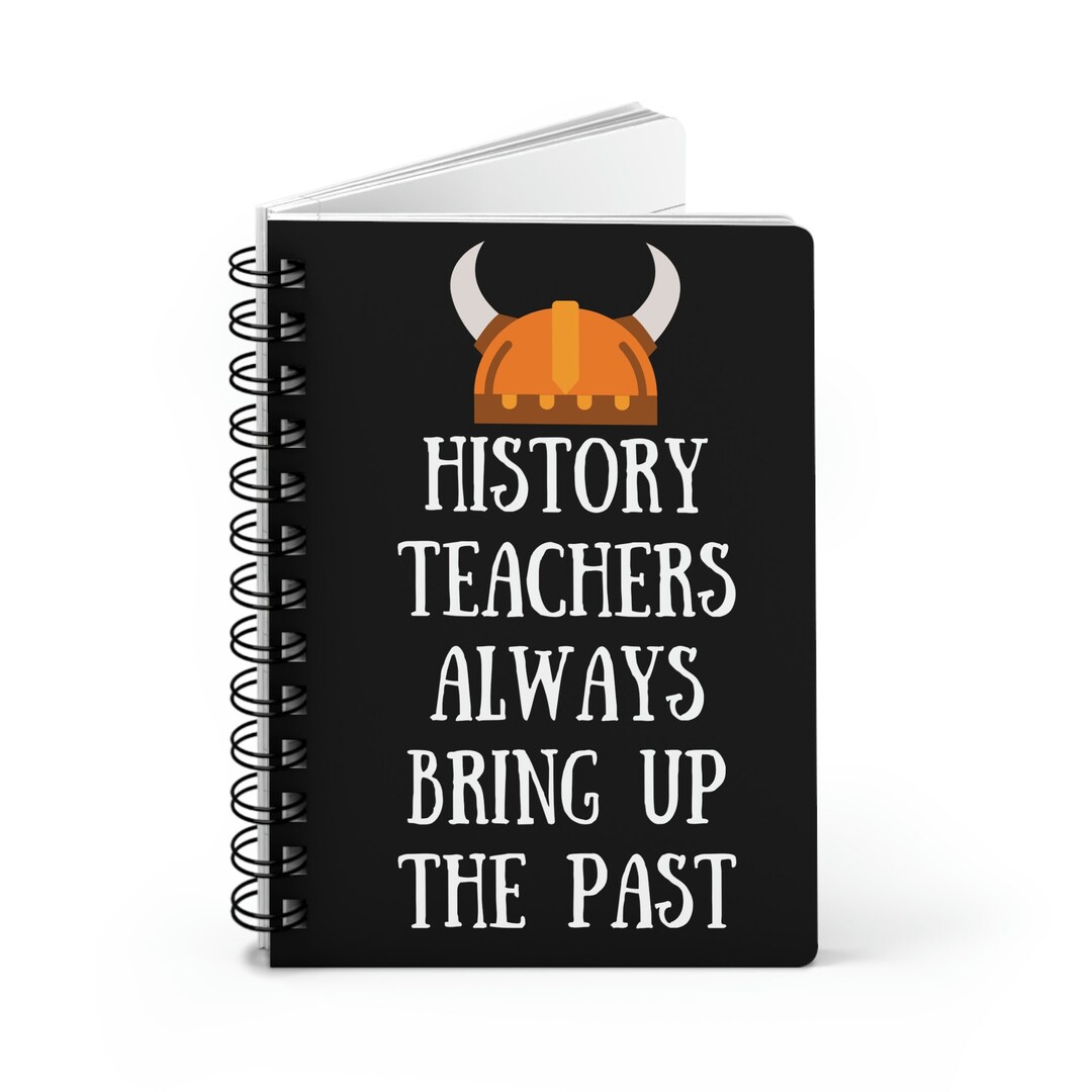 History Teacher Spiral Journal, History Teacher Gift, Social Studies