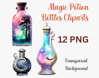 Magic Potion Apothecary Clipart Bundle