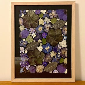 Herbarium Pressed Flower Frame: Handmade Botanical Wall Art