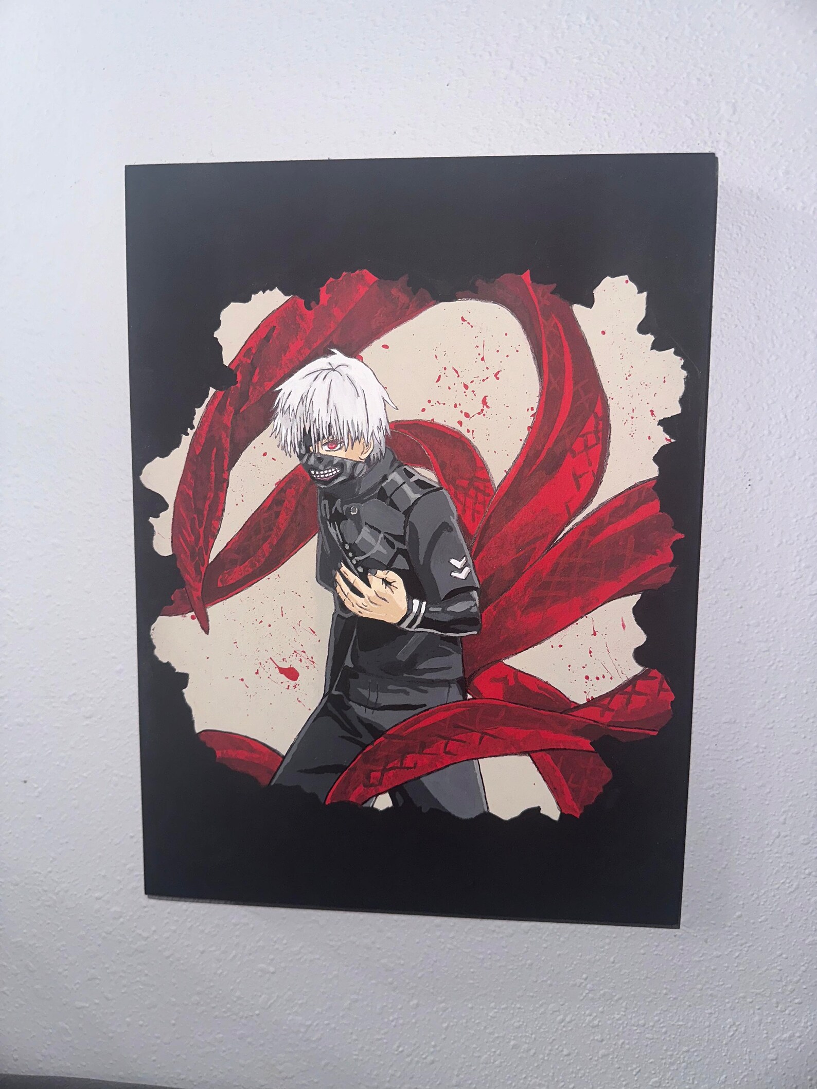 Tableau Tokyo Ghoul Ken Combat Cadre Toile main image 0