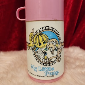 Vintage 1986 My Little Pony Thermos *POP TOP*