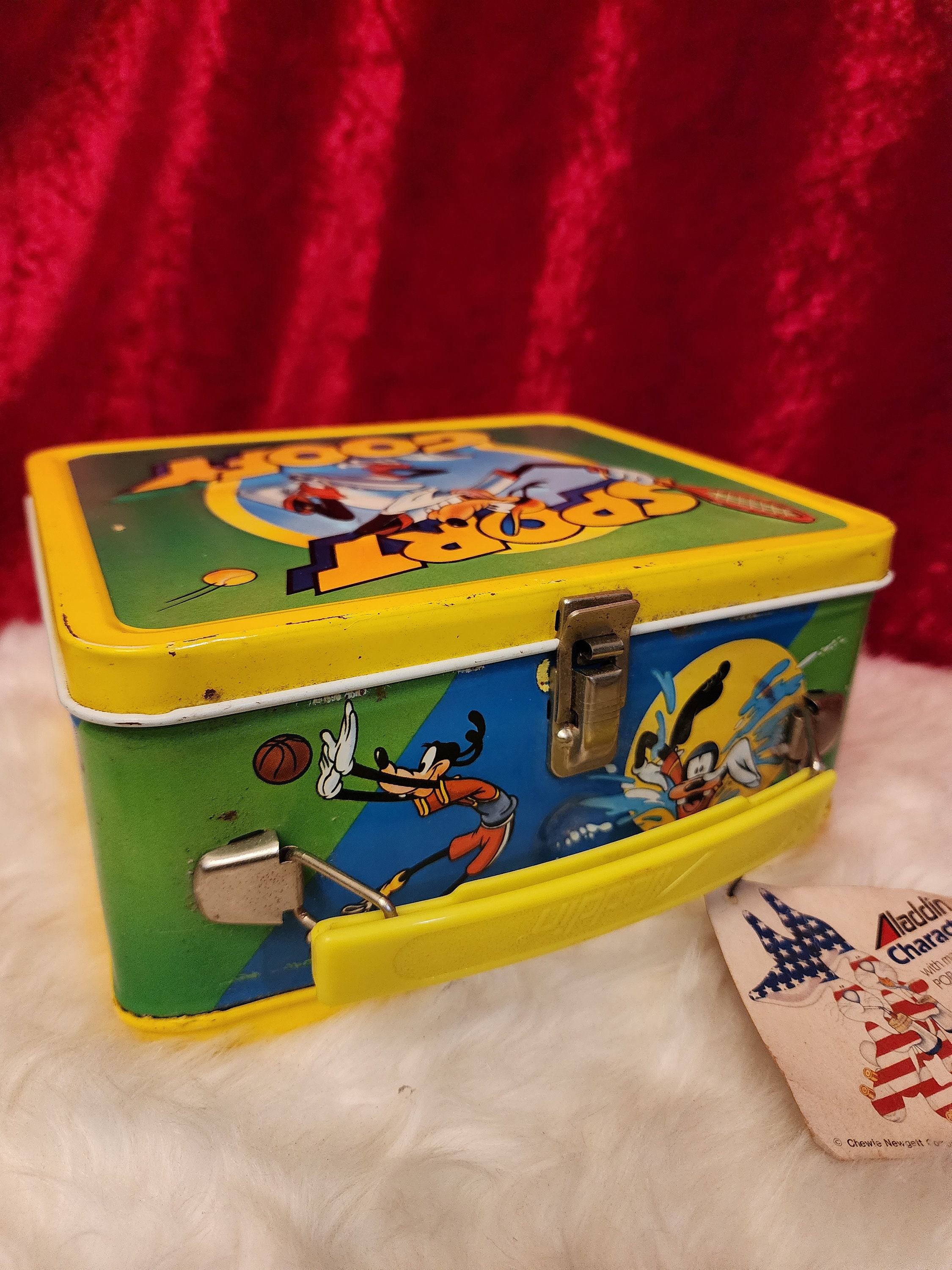 Vintage 1983 Sport Goofy Metal Lunch Box WITH THERMOS Etsy