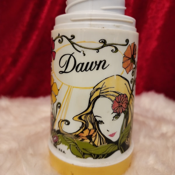 Vintage 1970s Dawn Doll-Aladdin Thermos *NO LID* (But rare :D)