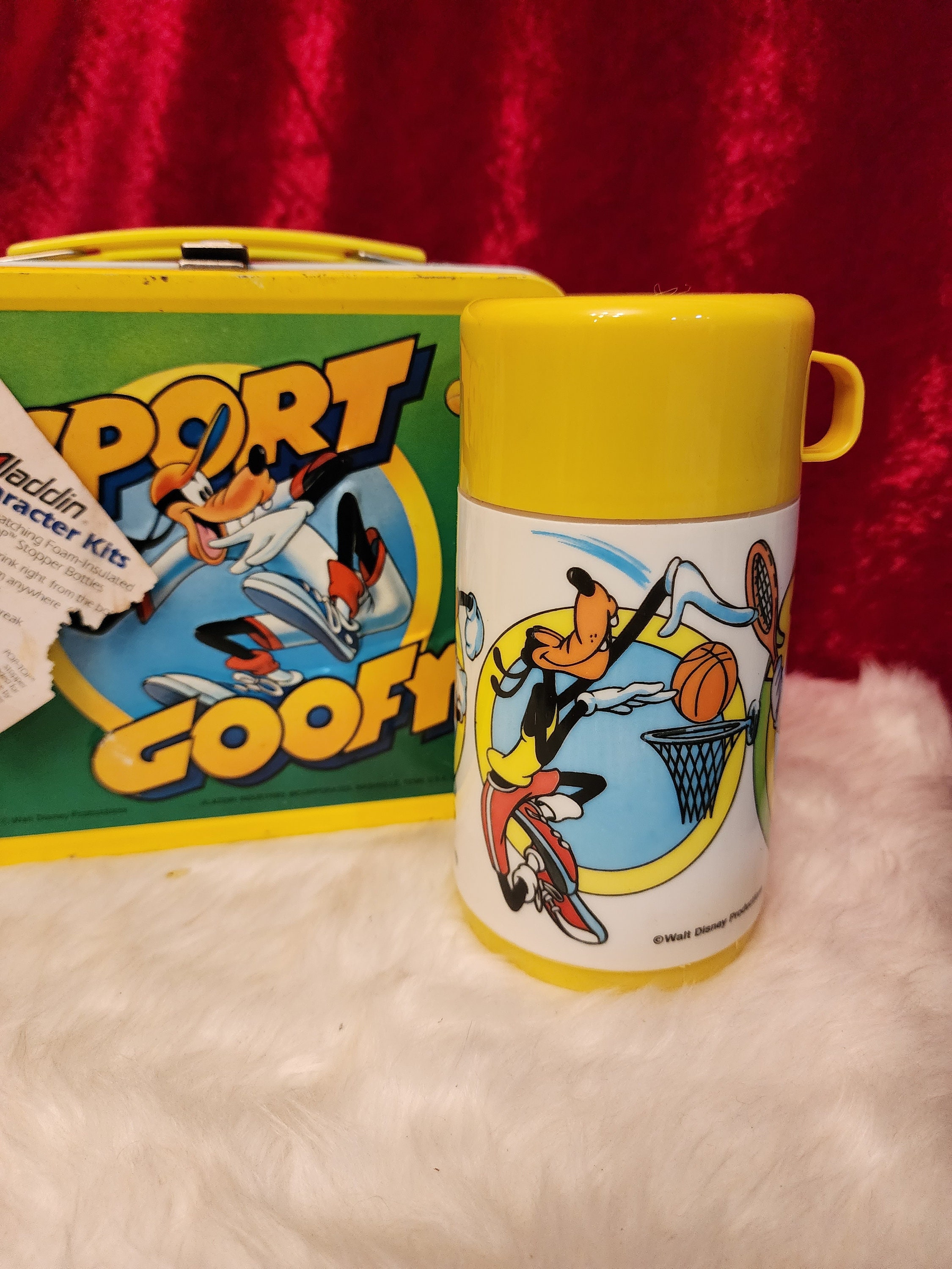 Vintage 1983 Sport Goofy Metal Lunch Box WITH THERMOS Etsy