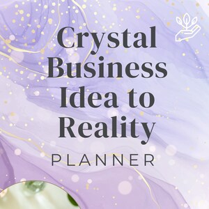 Small Business Planner | Crystal Business | Business Planner PDF | 32 Pages | Instant PDF Download