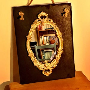 Gold framed Gothic Mirror