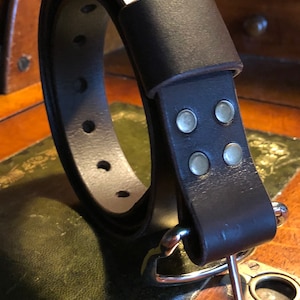 Black Leather Belt