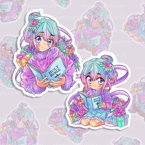James 1:17 adesivo kawaii cristão, adesivos kawaii, adesivos de diário da bíblia cristã, adesivos de versículos da bíblia, estética fofa