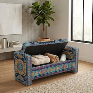 Silla de maquillaje, almacenamiento plegable, cómoda tapizada, mesita auxiliar de madera, organizador de recibidor, organizador de pasillo, organizador de dormitorio
