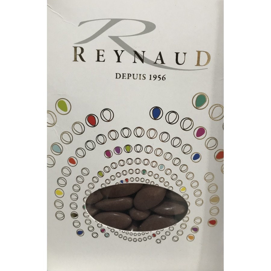 Dragées chocolat Reynaud Rose et Marron, pas cher, qualité france