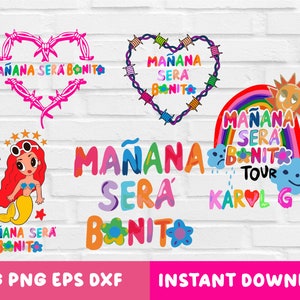 Manana sera bonito svg, karol g mana sera bonito download, manana sera bonito digital download,karol g digital,karol g png,karol g album