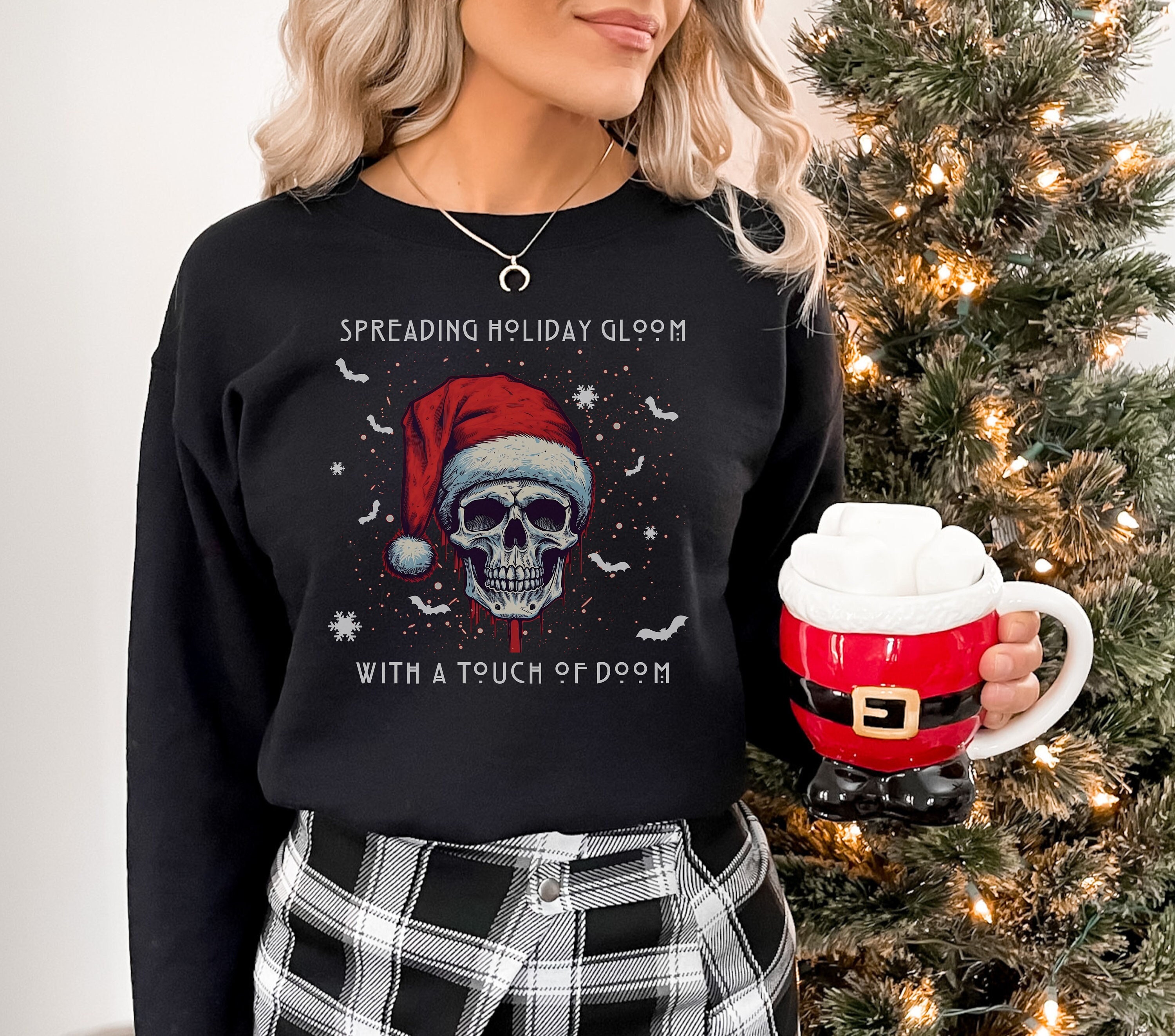 Skull santa shop sweater