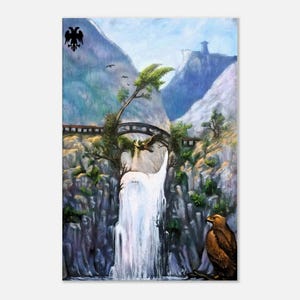 Gjergj Kastrioti Skenderbeu canvas, Skanderbeg wall art, Albania home décor, Albania art décor, Albania wall art, Skanderbeg canvas 36x24in