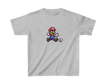 Kids soccer shirt, Mario, Super, gifts for kids