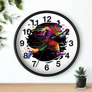 Football clock American football clock Home decor football clock Football fan gift clock Wall Clock