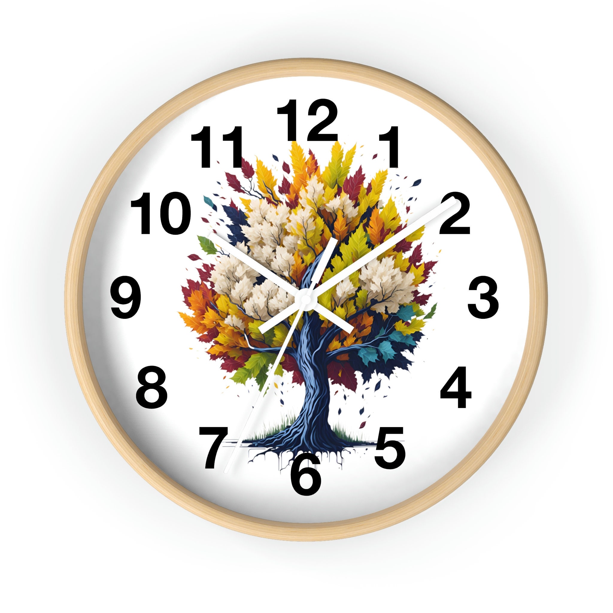 Tree Clock Interior Tree Decor Clock Magic Tree Home Design Wall Clock ...