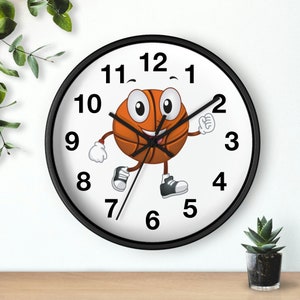 Basketbal klok Home Basketbal fan decor klok Kinderkamer basketbal decor klok Wandklok