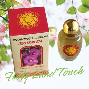 Anointing Oil Rose Of Sharon Blessing From Jerusalem Product Of Holy Land Gift