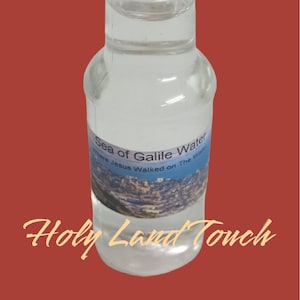 Tiberias Holy Water Where JESUS Walked on Water Blessing Gift from Holy Land