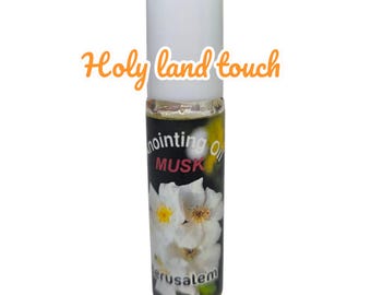 Handmade Anointing Oil Musk Pure Scent 10ml Roll On Holy Land Blessing from Jerusalem
