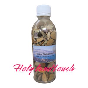 Sea of Galilee Blessing Steine & Wasser mit Muscheln (300 ML)