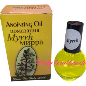 Anointing Oil Myrrh Natural Fragrances 10 ML Gift Jerusalem Holy land Blessing Hand Made