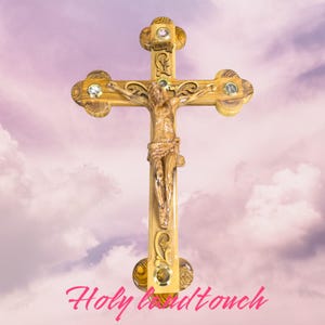21 inches Large Olive Wood Wall Cross Crucifix Hand Made Jerusalem Holy Land Blessed Gift