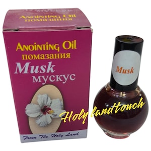 Musk Oil  Extra Virgin 10ML Anointing From Jerusalem Pure Olive Holy Land Blessed Jesus