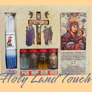 Holy Land Set Symbolen van het hemelse Jeruzalem in één set