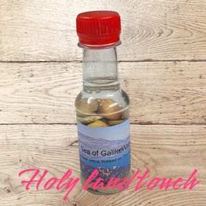 Sea of Galilee Blessing Stones: Holy Land Water (2.82 oz)