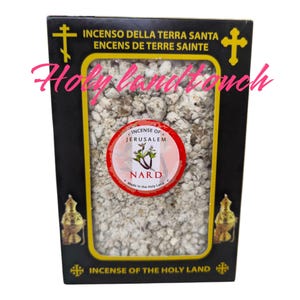 100% Incense Nard Resin Holy Land Frankincense 500 Grams Jerusalem Hand Made