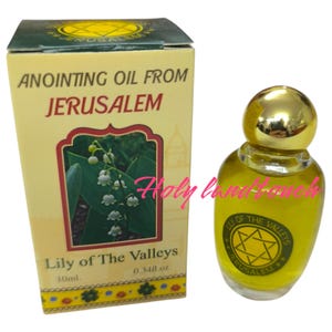 Salbung Öl aus Jerusalem Maiglöckchen Hand Made Heilige Land Geschenk segnen