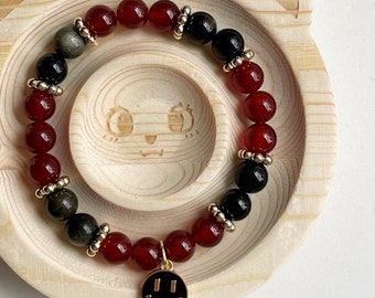 Natural Crystal bracelet handmade, beaded bracelet for women and men, healing gemstone