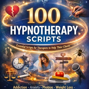 100 Professional Hypnotherapy Scripts Collection with Relaxation and extra scripts added as a bonus