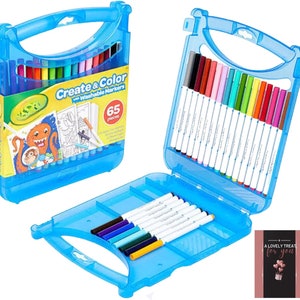 Washable Markers, Crayola Super Tips, 50 Washable Markers Will Not Bleed  Through Paper, Book Coloring Bible Study Journaling Scrapbooking 